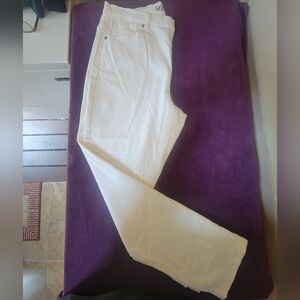 NWOT DG2 by Diane Gilman Optic White Skinny Jeans - 16W
